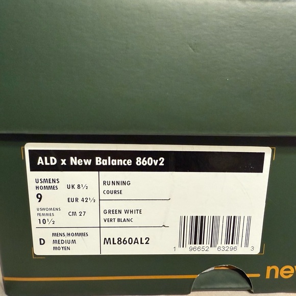 New Balance Aimé Leon Dore x 860v2 Green - Picture 11 of 11